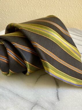 Nordstrom Robert Talbot Striped Silk Tie 4” x 59”